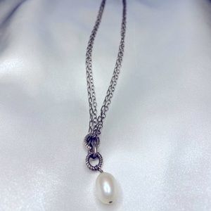 Silpada pearl drop necklace